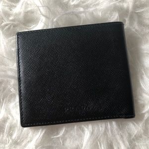 PRADA LEATHER CARD WALLET UNISEX